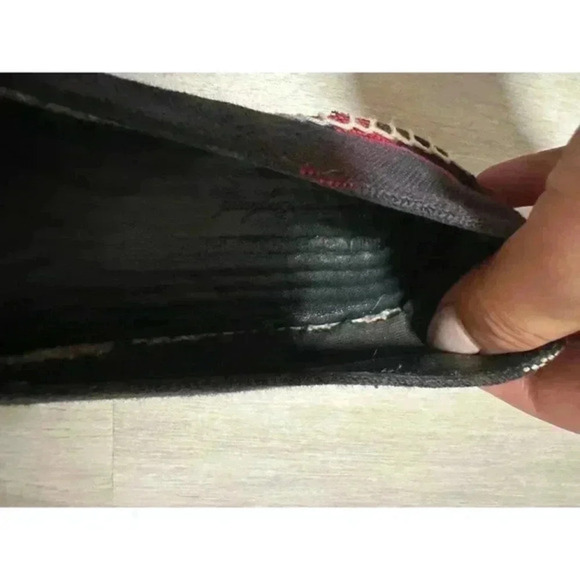 Burberry Navy Blue Nova Canvas Espadrille Flats Size 40.1/2 - Picture 11 of 12